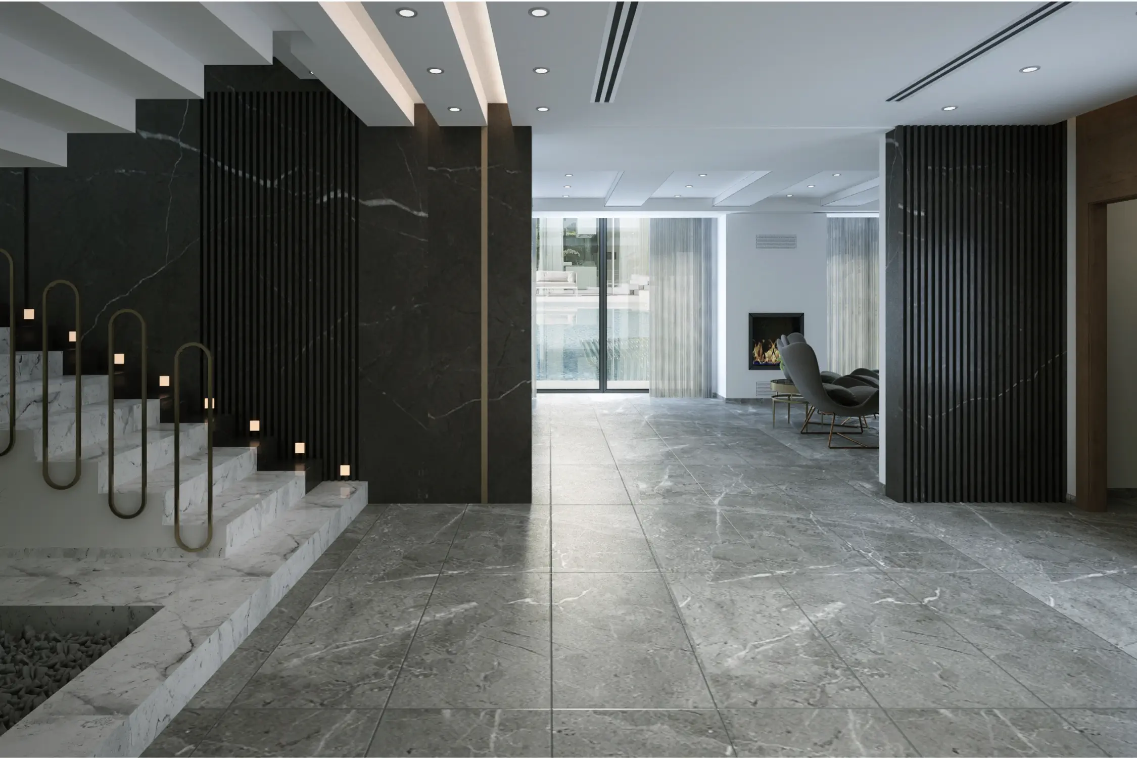 polished concrete flooring